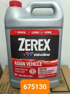 Zerex Asian Blue Vehicle 50/50 Prediluted Antifreeze – Valvoline