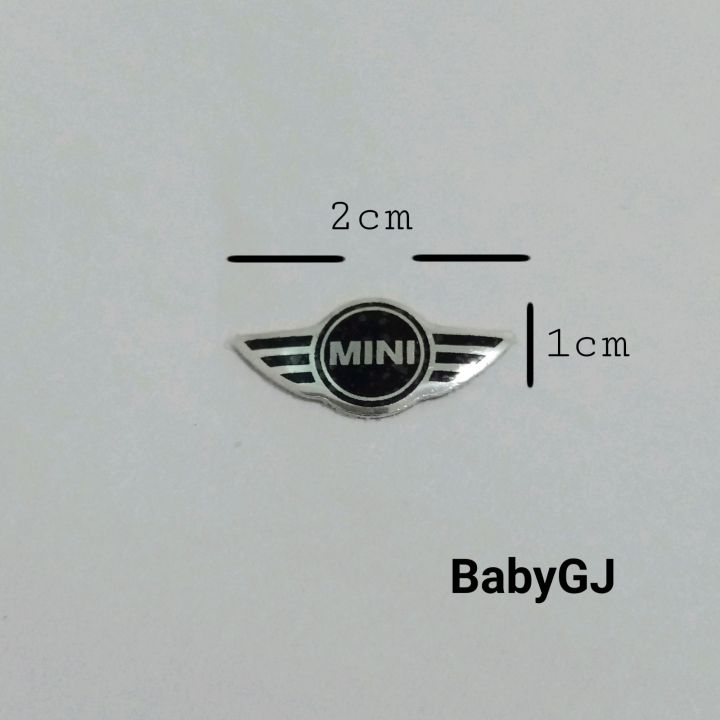 logo-mini-cooper-โลโก้-ติดกุญแจรถยนต์-มินิคูเปอร์-ยาว-2cm