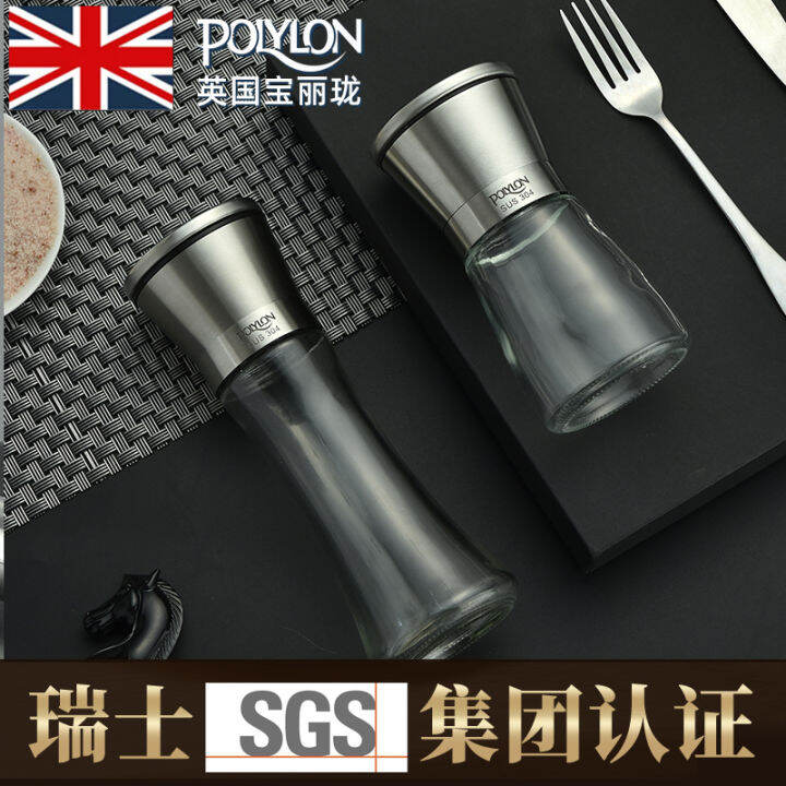 British Polylon Freshly Ground Pepper Grinder Household Manual Chinese