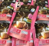 (2 ห่อ 20 ซอง) CHAME sye coffee pack ชาเม่ ซาย คอฟฟี่ แพค ผสม คอลลาเจน ซีแอลเอ กาแฟชาเม่ ซองสีชมพู สูตรคอลลาเจน ไตรเปปไทด์ คอร์สเอวเล็กผิวเด้ง