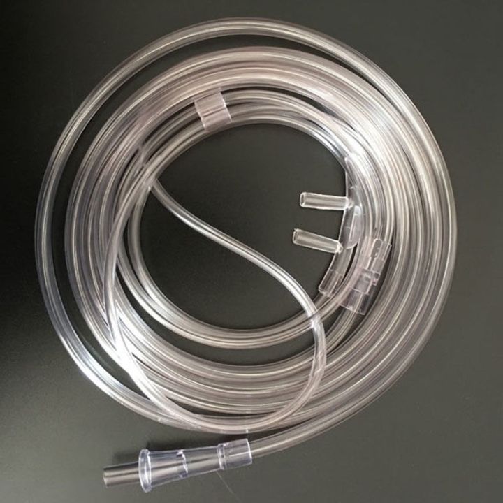 2 PCS Disposable 10.0 Meters Oxygen Tube, Super Soft Nasal Cannula ...