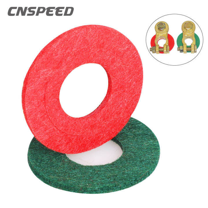 Battery Terminal Gasket Pads Anti Corrosion Washers Auto Car Fiber Thick Felt Battery Terminal