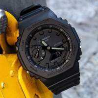 Casio G-Shock สายยางสีดำ supper black รุ่น GA-2100-1A1DR