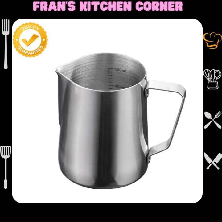 Professional-Grade Stainless Steel Milk Frother Jug: Perfectly Froth ...