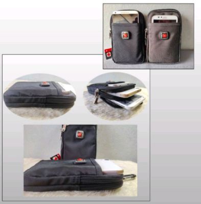 DAKAR 23-108/110 กระเป๋าผ้าใส่โทรศัพท์ กระเป๋าใส่โทรศัพท์ ร้อยเข็มขัด เหน็บเอว กระเป๋าใส่โทรศัพท์ กระเป๋าอเนกประสงค์