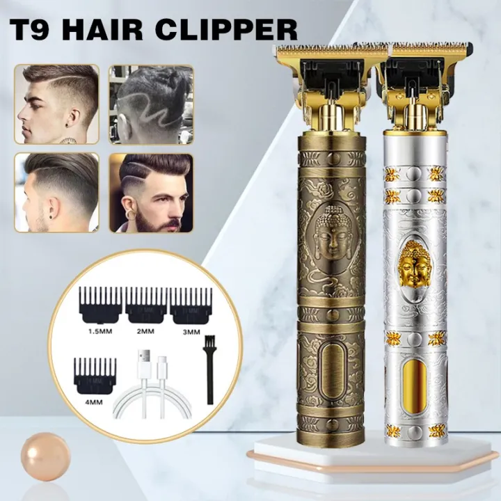 T9 Professional Hair Trimmer Hair clipper for Men USB Rechargeable Cutting  Machine Hair Dresser Professional Barber Men's Hair Clipper Rechargeable  Shaver for Women Cordless Hair Clipper Barber Carving Hair Shaver Set |