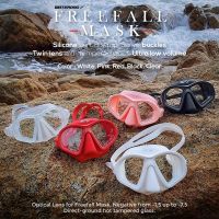 หน้ากากดำน้ำ - WATER PRO รุ่น FREEFALL MASK - เปลี่ยนเลนส์สายตาได้ - แบบ LOW VOLUME