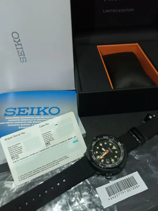 Seiko Prospex Solar Tuna Limited Edition 1338/5000 Brand New / Complete  package Available on hand!!!