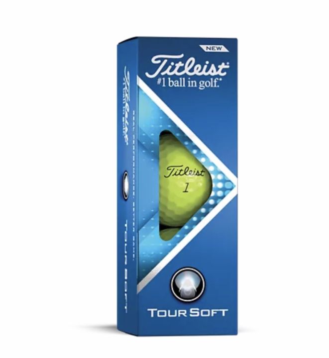 ลูกกอล์ฟ-titleist-tour-soft-yellow-ของแท้พร้อมส่ง