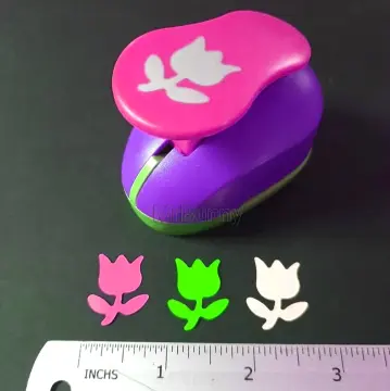 2 Inch Tulip Shape Paper Punch, Craft Hole Punch for Paper Crafts