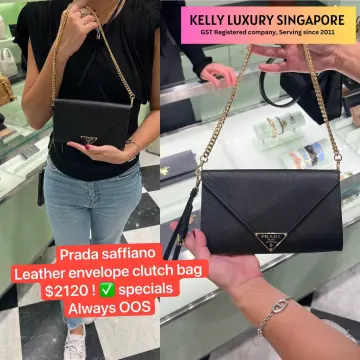 Prada clutch store bag singapore