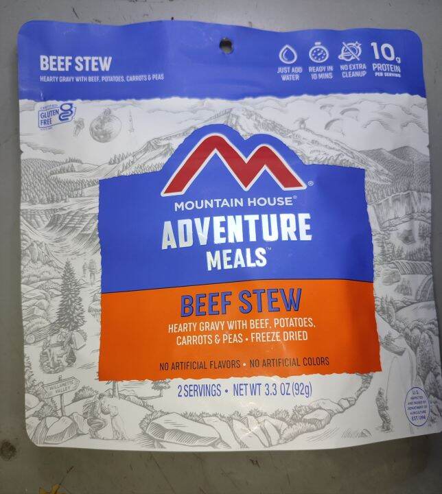 Beef Stew Mountain house Freeze-dried food for camping trip and ...