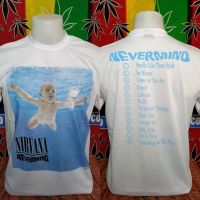 เสื้อวง NIRVANA วงร็อค ไม่มีตะเข็บข้าง คอฟิต ป้ายUS เสื้อร็อค เสื้อวินเทจ เสื้อทัวร์ วงร็อคต่างประเทศ