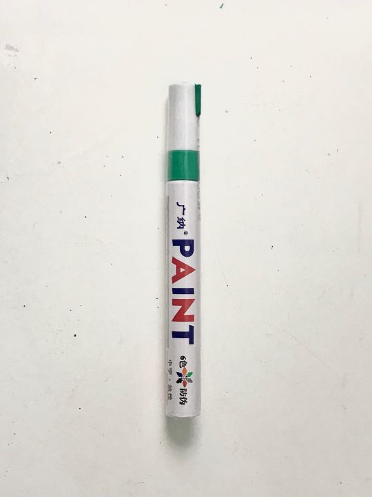 ปากกาเขียนป้ายทะเบียนสีเขียว