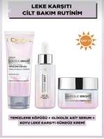 LOreal Glycolic-Bright นวัตกรรมเพื่อผิวดูโกลว์ ลดรอยจุดด่างดำ / ของแท้จาก Shop ตุรกี