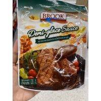 ซอส สำหรับราด เนื้อสัตว์ และผัก ตรา บรูค 120 G. Brook Demi - Glace Sauce เดมิ - กลาส ซอส