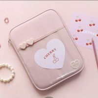 เกาหลีสไตล์ กระเป๋า Cherry Heart glitter ขนาด11นิ้ว พร้อมส่ง Korean style bag Cherry Heart glitter size 11 inch