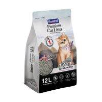 Kanimal Premium Cat Litter 12ลิตร ทรายแมวภูเขาไฟ สูตร Hypoallergenic กลิ่น Tasmanian Lavender .