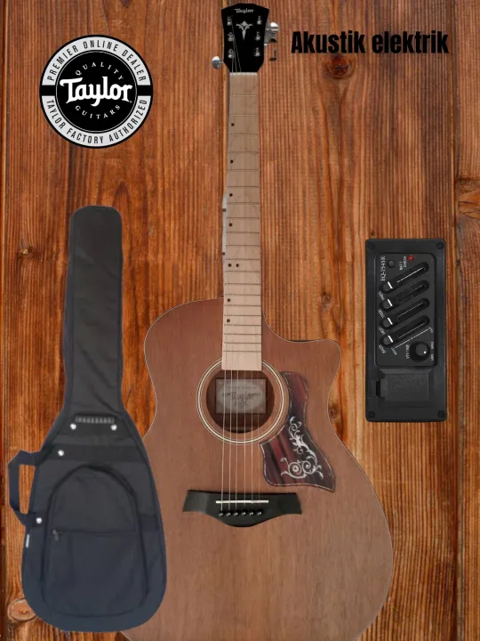 Gitar Akustik Elektrik Taylor Original Premium Custom Lazada Indonesia