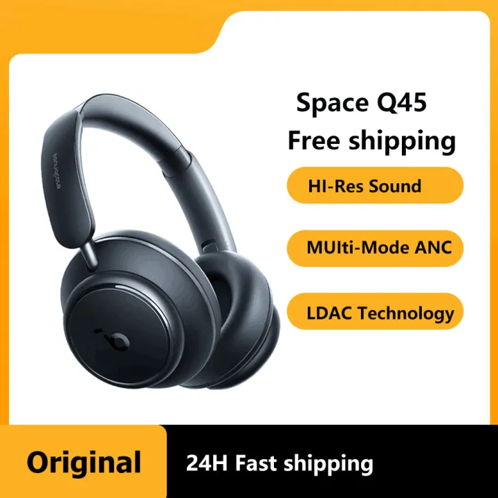 Soundcore Space Q45 Wireless Bluetooth Headphones 100% Original Triple ...