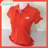 ?เสื้อโปโลผู้หญิง? ปัก SPORT ? สีส้ม ? เนื้อผ้าคัตต้อลแท้ ทรงสวยเข้ารูปใส่สบายผ้านิ่มดีมากๆ สินค้าขายดี ?ส่งของทุกวัน?