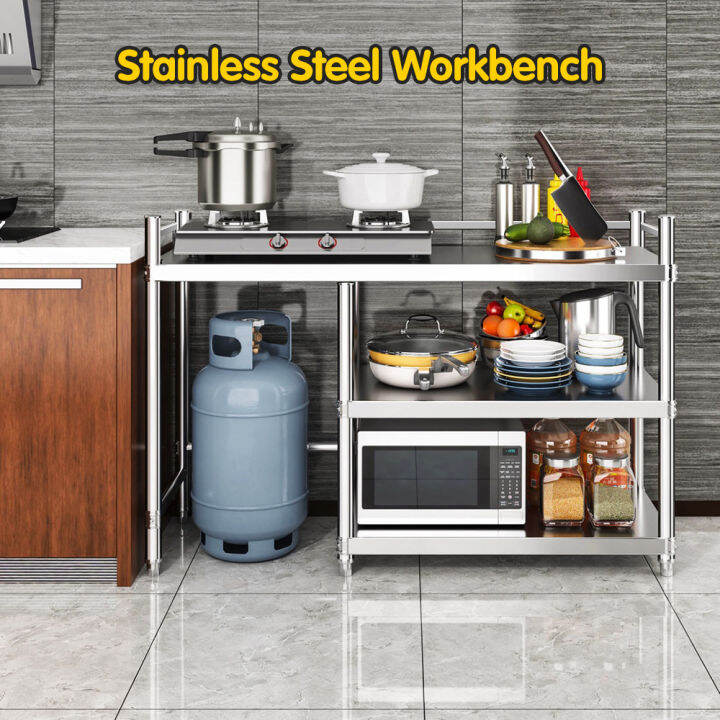 With Fence Stainless Steel Kitchen Stove Rack / Gas Rack / Cooking