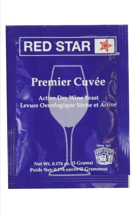 ยีสต์หมักไวน์-ทำไวน์-red-star-premier-cuvee-ซองสีน้ำเงิน