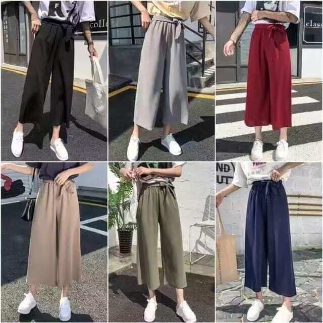 Korean Square pants With Built Plain garterize | Lazada PH