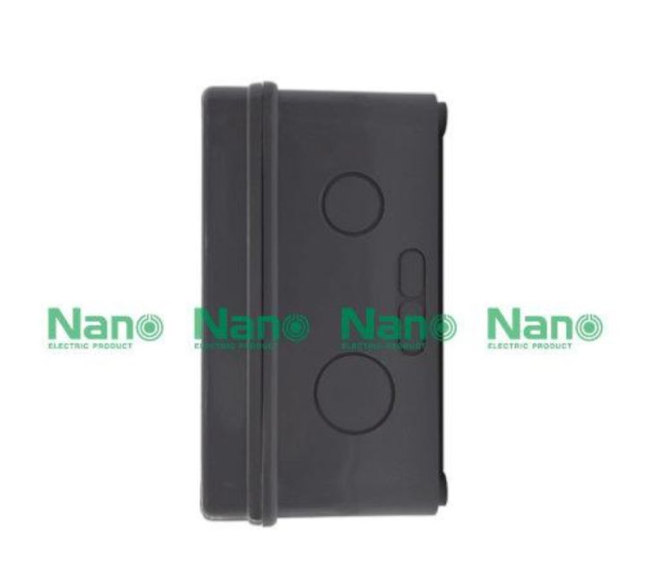 nano-กล่องกันน้ำพลาสติก-สีดำ-รุ่น-nano-204b