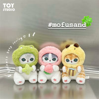 ตุ๊กตาขนนุ่มฟูแมว mofusand ญี่ปุ่นของเล่นตุ๊กตาแมวการ์ตูนน่ารักซีรีส์ป่าของขวัญนักเรียน