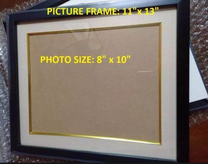 Picture Frame 8r Size 8" x 10" photo size in Free Glass Lazada PH