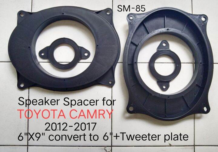 ฐานรองลำโพง-และ-ทวิตเตอร์-สเปเซอร์-toyota-carmy-ปี2012-2017-สำหรับแปลงชุดลำโพงหน้า-เป็นแบบ-แยก-2ทาง-ราคาต่อคู่