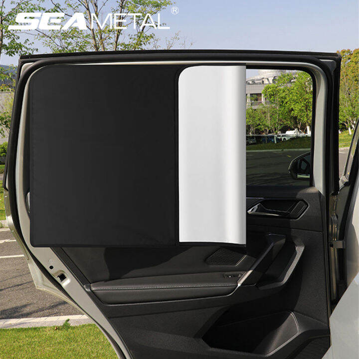 2pcs Set Universal Car Side Window Sunshade Curtains Auto Windows