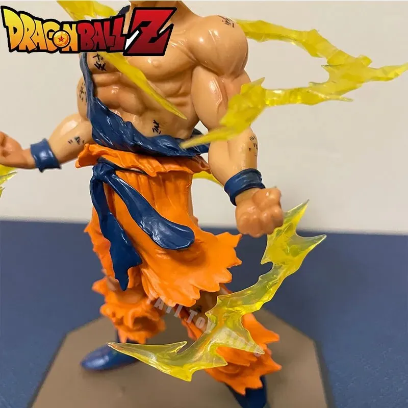Dragon Ball Filho Goku Super Saiyajin Anime Figura 16cm Goku Dbz Action  Figure Model Presentes Estatuetas Colecionáveis Para Crianças