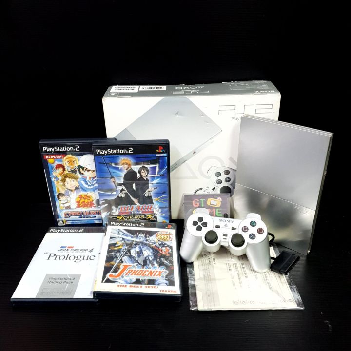 Ps2 Slim Limited Satin Silver 🤩 SCPH-90000 SS 🇯🇵 Japan🕹 90