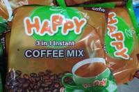 HAPPY COFFEE MIX กาแฟแฮ็ปปี้ 3in1 လက်ငင်းကော်ဖီ (30ซอง)