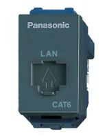 เต้ารับคอมพิวเตอร์ PANASONIC CAT6 WEGN24886 H สีเทา