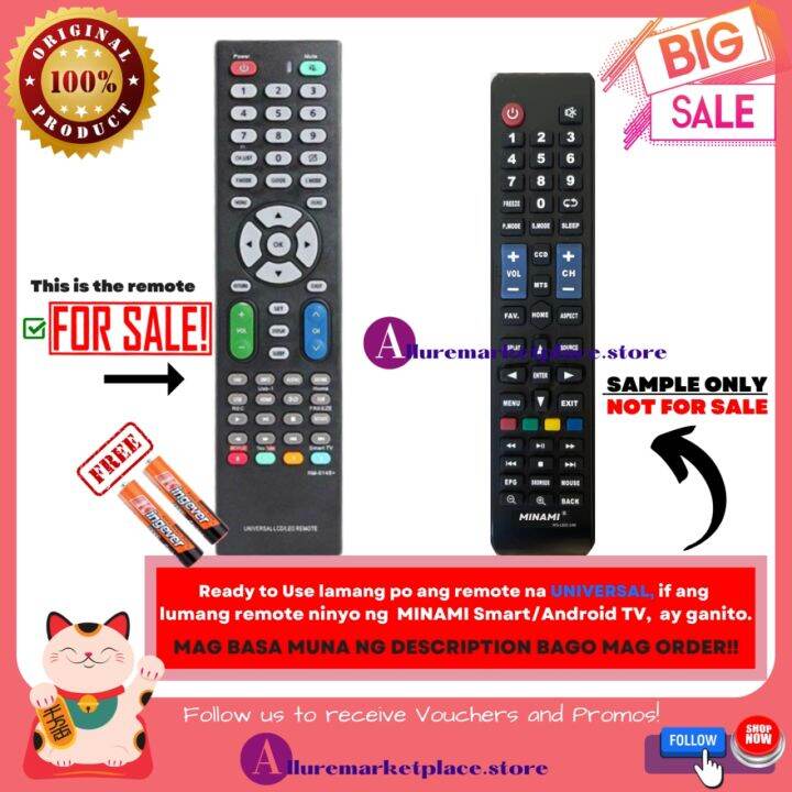 Minami Ready to Use Universal TV Remote for Minami Smart Tv Android #2 ...