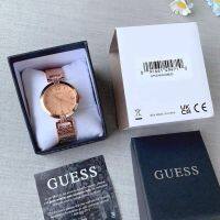 นาฬิกา guess สายสแตนเลสสีโรสโกลด์ทรงกำไล ขนาด 35 มม. รุ่น W1228L3