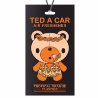 TED A CAR ? กลิ่น Orange ส้มแมนดาริน แผ่นน้ำหอมปรับอากาศ พร้อมส่ง