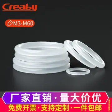 M3 - M60 White O-Ring Food Grade Silicone Rubber Seal Round Gaskets Washers