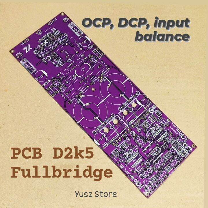 Pcb D K Fullbridge Dobel Feedback Class D Power Amplifier K W