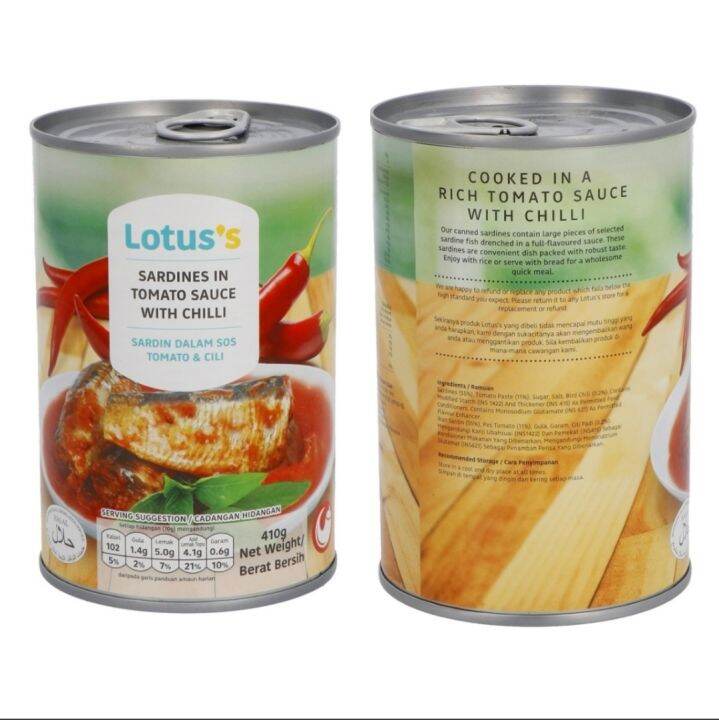 Tesco/Lotus's Sardin Dalam Sos Tomato & Cili Sardines in Tomato Sauce