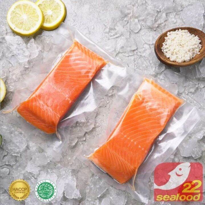 Salmon Fillet 200 gram Portion / 22 Seafood Lazada Indonesia