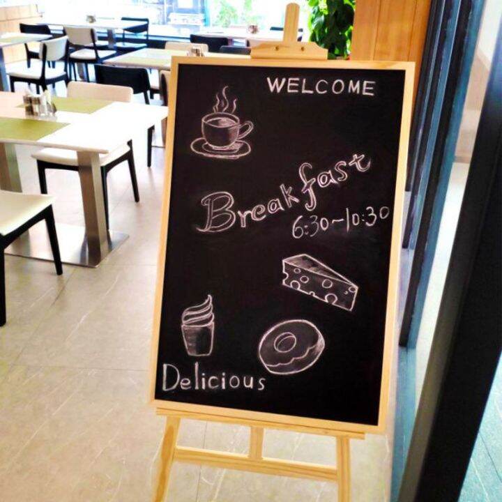 (5 Sizes) Cafe Shop Menu Wooden Blackboard , Chalkboard / Papan Hitam ...