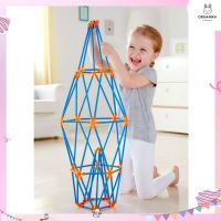 ของเล่นเด็กฟิกซ์สติกซ์นำเข้า ชุดต่อหอคอย Flexistix Multi tower Kit จากแบรนด์ Hape