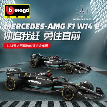 Burago 1:43 2023 Mercedes-AMG F1 Team W14 #44 And #63 Alloy Car Die Cast  Model, Toy Collectible, Collection Gifts