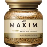 (ขวดทอง-ขวดน้ำเงิน)MAXIM กาแฟแม็กซิม กาแฟสำเร็จรูป บรรจุขวดแก้ว 80 กรัม