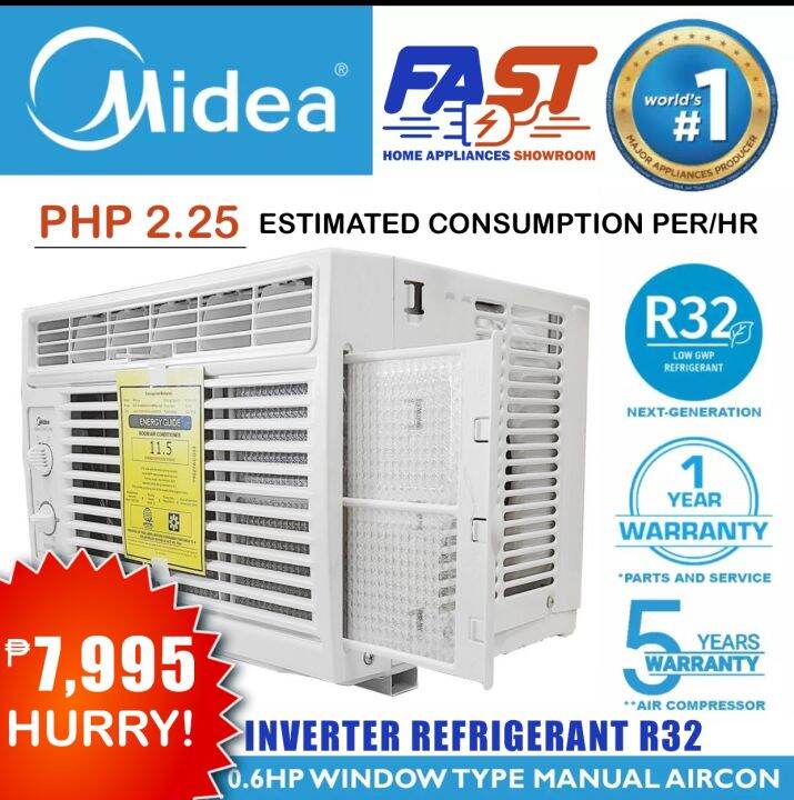 0.6 hp midea aircon