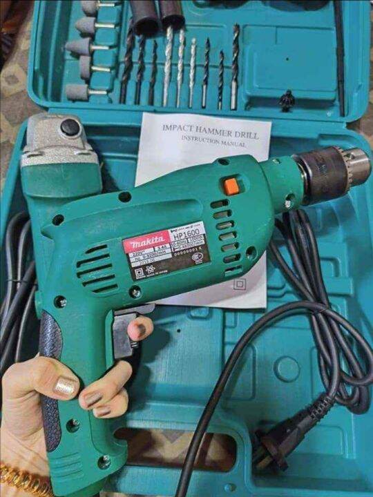 MAKITA 2 in 1 Power Tool set 850w Grinder and drill in a Box Lazada PH